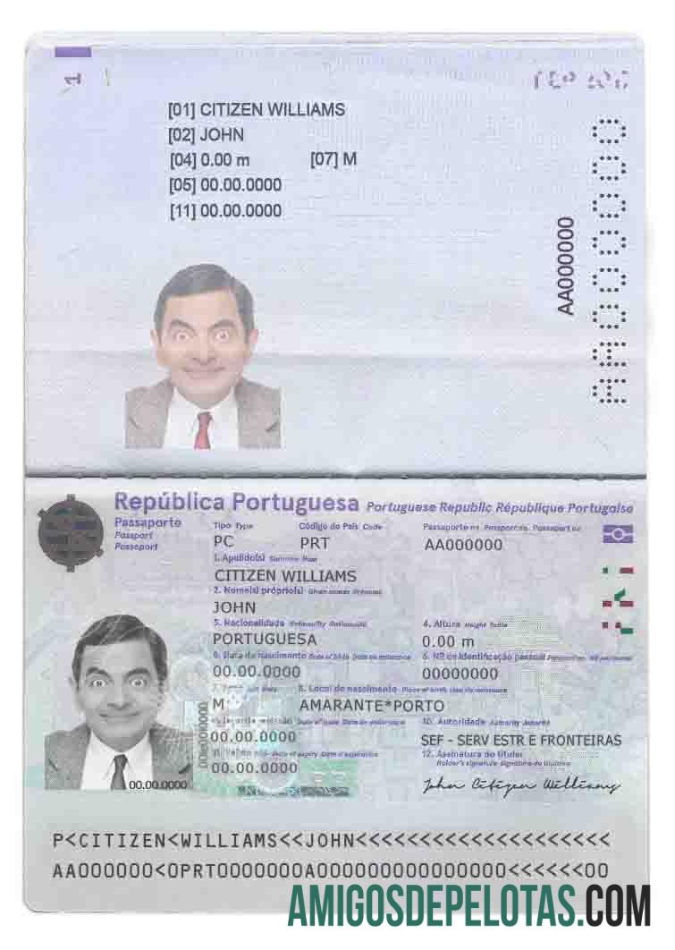 Passe Portugal (2017 Presente) exemplo real